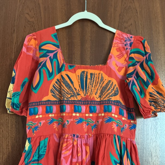 NEW MAUDE VIVANTE aria dress red floral abstract - Picture 7 of 11